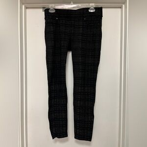 Liverpool Jeans Company - metallic plaid pull on pants size 8/29